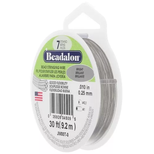 Beading wire 7 strands 0.25mm x9,2 m