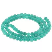 Round beads 4.5 mm - imitation gem Jade - Turquoise Green x39cm