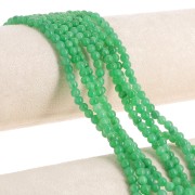 Round beads - imitation gem Jade - Green x39cm