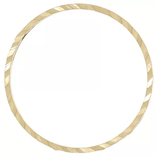 16mm nude brass round Spacer for beadweaving x50