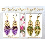 2x5mm Piros® Glass beads by Puca® - Chatoyant Burgundy x10g