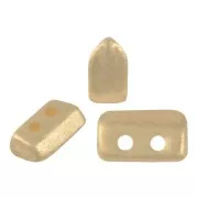 2x5mm Piros® Glass beads by Puca® - Chatoyant Light Gold x10g