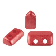 2x5mm Piros® Glass beads by Puca® - Pastel Dark Coral x10g