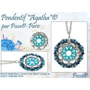 2x5mm Piros® Glass beads by Puca® - Pastel Light Sapphire x10g