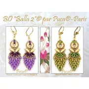 2x5mm Piros® Glass beads by Puca® - Pastel Light Sapphire x10g