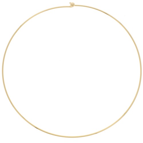 Choker with removable end 1.6mm 12 cm fine Gold plated