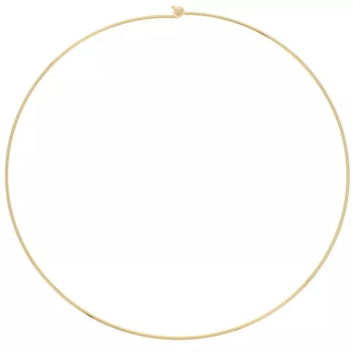 Choker with removable end 1.6mm 12 cm fine Gold plated
