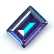 PureCrystal 4527 Step Cut Fancy Stone 14x10mm Tanzanite