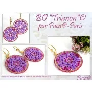 5x10mm Arcos® by Puca® - Chatoyant Burgundy x10g