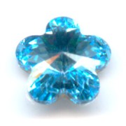 PureCrystal 4744 Flower Fancy Stone 10mm Aquamarine x1|raw }}