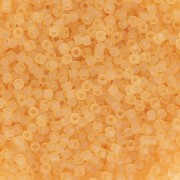 Toho Seed beads 15/0 TO15R2F - Transparent Light Topaz Frosted x8g