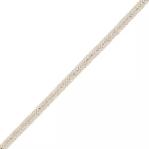 2mm italian-made Metallic piping - Beige - Gold Tone x1m