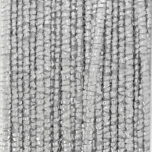 Spool of 1mm Italian-made Giza Elastico yarn - Silver x30m