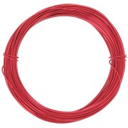 0.8mm Anodised aluminium wire - Red x10m|raw }}