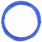 0.8mm Anodised aluminium wire - Electric blue x10m