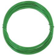 0.8mm Anodised aluminium wire - Green x10m