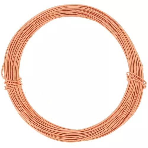 0.8mm Anodised aluminium wire - Copper x10m