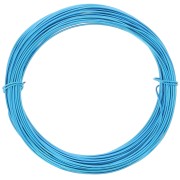 0.8mm Anodised aluminium wire - Blue x10m