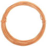 1mm Anodised aluminium wire - Copper tone x10m