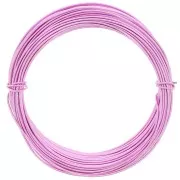 1mm Anodised aluminium wire - Pink x10m