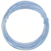 1mm Anodised aluminium wire - Sky Blue x10m
