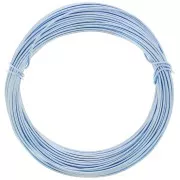 1mm Anodised aluminium wire - Sky Blue x10m