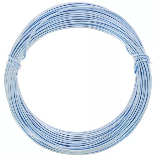 1mm Anodised aluminium wire - Sky Blue x10m