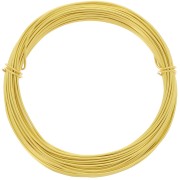 1mm Anodised aluminium wire - Gold Tone x10m