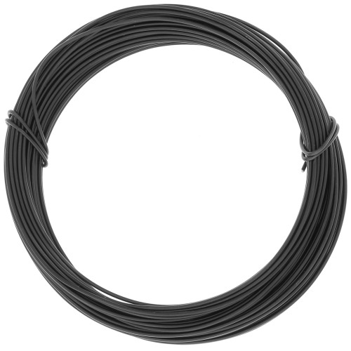 1mm Anodised aluminium wire - Black x10m
