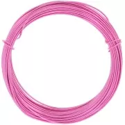 1mm Anodised aluminium wire - Dark Pink x10m