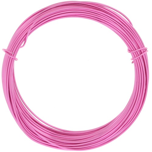 1mm Anodised aluminium wire - Dark Pink x10m