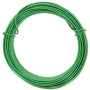 1.5mm Anodized aluminum wire - Green x10m