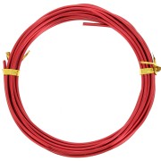 2mm Anodized aluminum wire - Red x5m