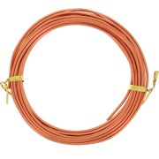 2mm Anodized aluminum wire - Dark orange x5m|raw }}