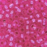 Preciosa Seed beads 11/0 2 mm - Rose Silver Lined x20g