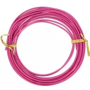 2mm Anodized aluminum wire - Magenta x5m