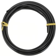 3mm Anodized aluminum wire - Black x5m