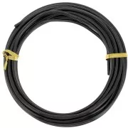 3mm Anodized aluminum wire - Black x5m