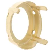 14x10,5mm Claw setting for PureCrystal 4122 Oval Rivoli cabochon - Gold Tone x1