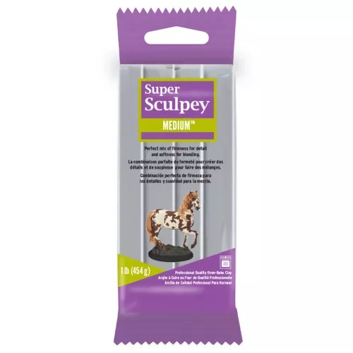 Super Sculpey Medium Modelling Clay - Grey x454g
