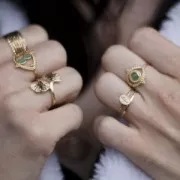 Ring size 48 - 3 microns Gold Plated x1