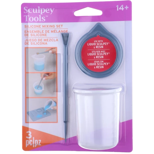 Sculpey silicone mixing set - for liquid sculpey dough and resin