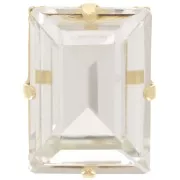 18x13mm Aurora set Crystal A4527 Step Cut Baguette - Gold - Crystal x1