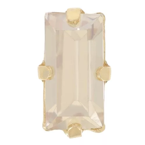 10x5mm Aurora set crystal A4500 baguette - Gold Tone - Crystal Golden Shadow x
