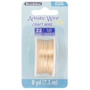 Artistic Copper Wire 0.64 mm - Silver plated anti-tarnish x7.3m|raw }}