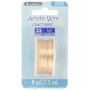 Artistic Copper Wire 0.64 mm - Silver plated anti-tarnish x7.3m