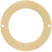 35mm 316L stainless steel Hollow round spacer - Gold x1