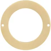 35mm 316L stainless steel Hollow round spacer - Gold x1