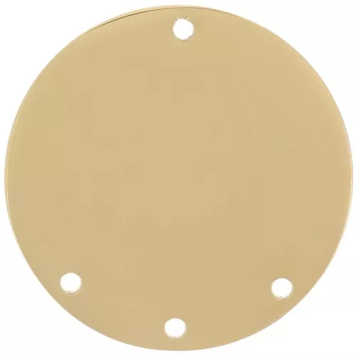 20mm Stainless steel 316L Round 3-hole pendant - Gold x1