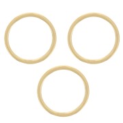 Closed rings 10x0.8 mm - 304 Gold stainless steel x10|raw }}